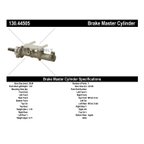 Centric 130.44505 Brake Master Cylinder - view 3