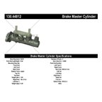 Centric 130.44812 Brake Master Cylinder - view 3