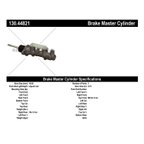 Centric 130.44821 Brake Master Cylinder - view 8