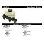 Centric 130.45100 Brake Master Cylinder - view 8