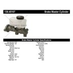 Centric 130.45107 Brake Master Cylinder - view 8