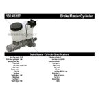 Centric 130.45207 Brake Master Cylinder - view 4