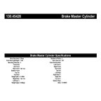 Centric 130.45428 Brake Master Cylinder - view 8