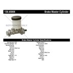 Centric 130.45806 Brake Master Cylinder - view 2