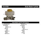 Centric 130.47026 Brake Master Cylinder - view 8