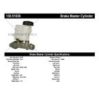 Centric 130.51038 Brake Master Cylinder - view 8