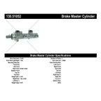 Centric 130.51052 Brake Master Cylinder - view 8