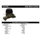 Centric 130.61005 Brake Master Cylinder - view 4