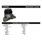 Centric 130.61009 Brake Master Cylinder - view 3