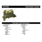 Centric 130.61026 Brake Master Cylinder - view 8