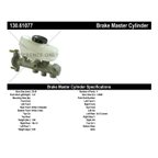 Centric 130.61077 Brake Master Cylinder - view 8