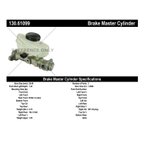 Centric 130.61099 Brake Master Cylinder - view 8