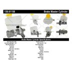 Centric 130.61158 Brake Master Cylinder - view 8