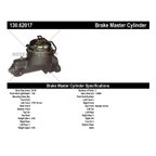 Centric 130.62017 Brake Master Cylinder - view 4