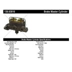 Centric 130.63010 Brake Master Cylinder - view 8