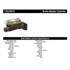 Centric 130.63015 Brake Master Cylinder - view 4