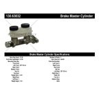 Centric 130.63032 Brake Master Cylinder - view 4