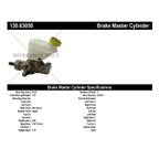 Centric 130.63050 Brake Master Cylinder - view 4