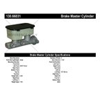 Centric 130.66031 Brake Master Cylinder - view 8