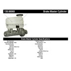 Centric 130.66060 Brake Master Cylinder - view 4