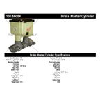 Centric 130.66064 Brake Master Cylinder - view 2