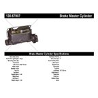Centric 130.67007 Brake Master Cylinder - view 3