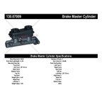 Centric 130.67009 Brake Master Cylinder - view 3