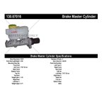 Centric 130.67016 Brake Master Cylinder - view 4