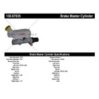 Centric 130.67035 Brake Master Cylinder - view 4