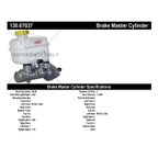 Centric 130.67037 Brake Master Cylinder - view 4