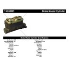 Centric 130.68001 Brake Master Cylinder - view 2