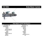 Centric 130.74002 Brake Master Cylinder - view 2