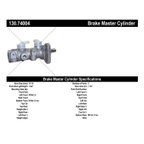 Centric 130.74004 Brake Master Cylinder - view 8