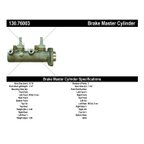 Centric 130.76003 Brake Master Cylinder - view 8