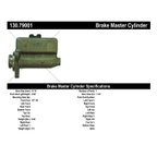 Centric 130.79001 Brake Master Cylinder - view 8