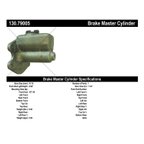 Centric 130.79005 Brake Master Cylinder - view 3