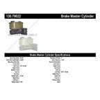 Centric 130.79022 Brake Master Cylinder - view 3
