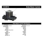 Centric 130.80018 Brake Master Cylinder - view 2