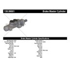 Centric 130.99001 Brake Master Cylinder - view 8