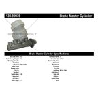 Centric 130.99039 Brake Master Cylinder - view 8
