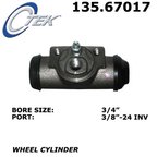 Centric 135.67017 Drum Brake Wheel Cylinder - Rear - view 2