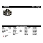 Centric 141.20003 Disc Brake Caliper - Front Right - view 6