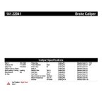 Centric 141.22041 Disc Brake Caliper - Front Right - view 5