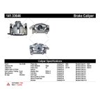 Centric 141.33646 Disc Brake Caliper - Front Left or Rear Left - view 5