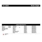 Centric 141.33653 Disc Brake Caliper - Rear Right - view 7