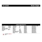 Centric 141.34165 Disc Brake Caliper - Front Right - view 5
