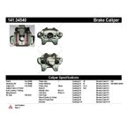 Centric 141.34540 Disc Brake Caliper - Rear Left - view 6