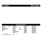 Centric 141.34563 Disc Brake Caliper - Rear Right - view 7