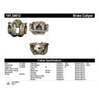 Centric 141.34612 Disc Brake Caliper - Rear Left - view 6