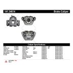 Centric 141.34614 Disc Brake Caliper - Rear Left - view 6